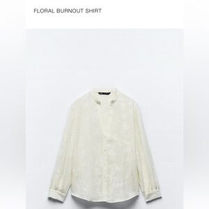 Zara white blouse